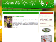 Tablet Screenshot of lekovitobilje.co.rs